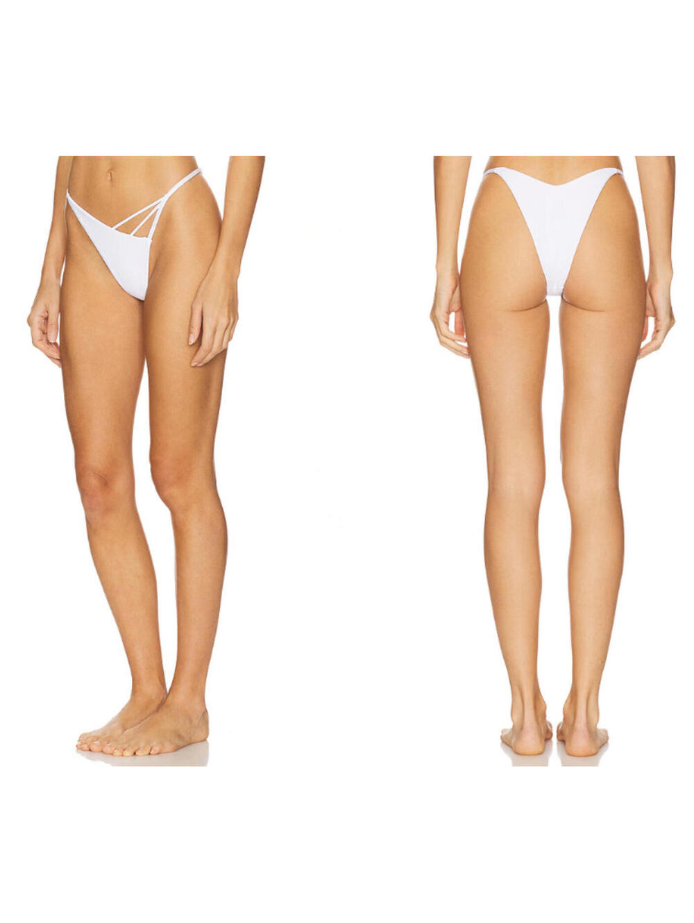 lovewave the Charley Bikini Bottom white size M NWT $78msrp - Picture 3 of 8